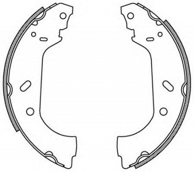 OPEN PARTS bsa215800 -  Комплект тормозных колодок